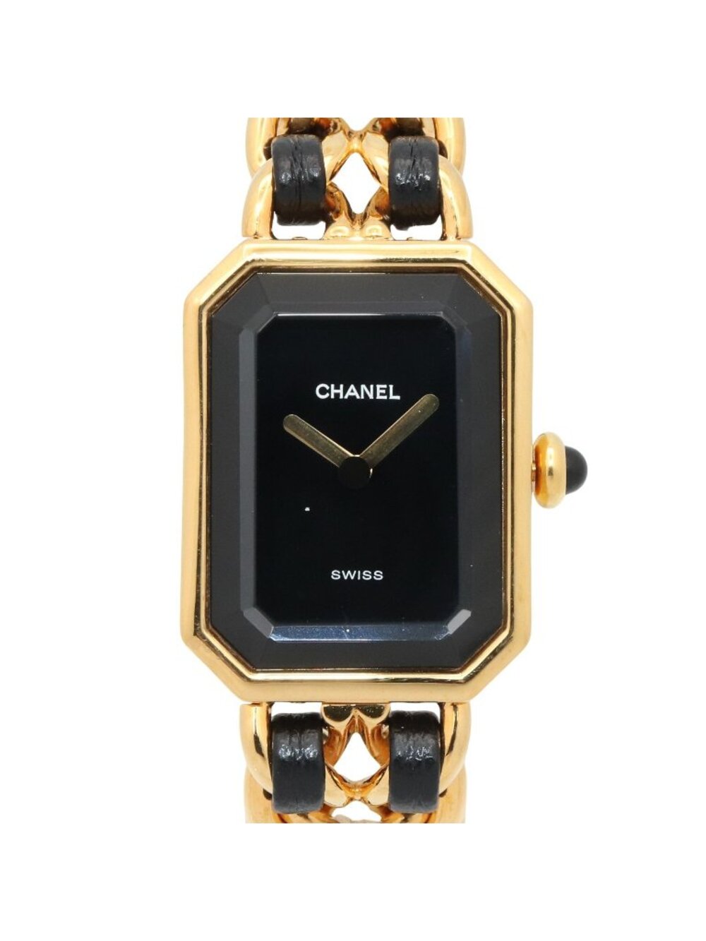 Chanel Watch Premiere S Black Leather